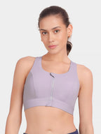 Front Zipper Impact Sports Bra