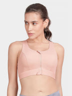 Front Zipper Impact Sports Bra