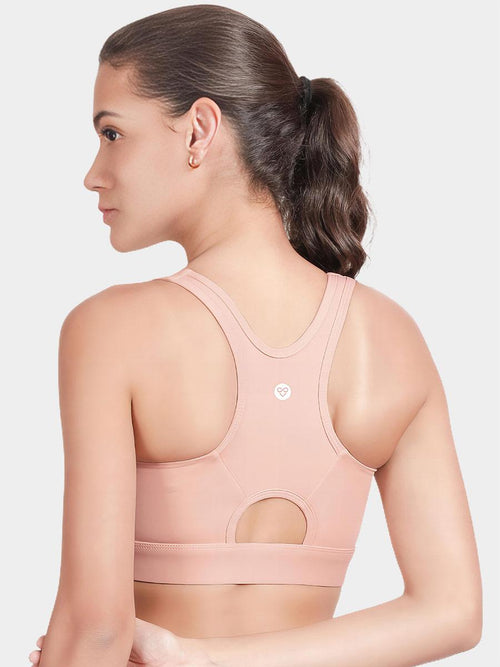 Front Zipper Impact Sports Bra