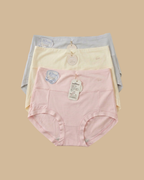 Pack of 3-High Waist Soft Stretch Imported Panties