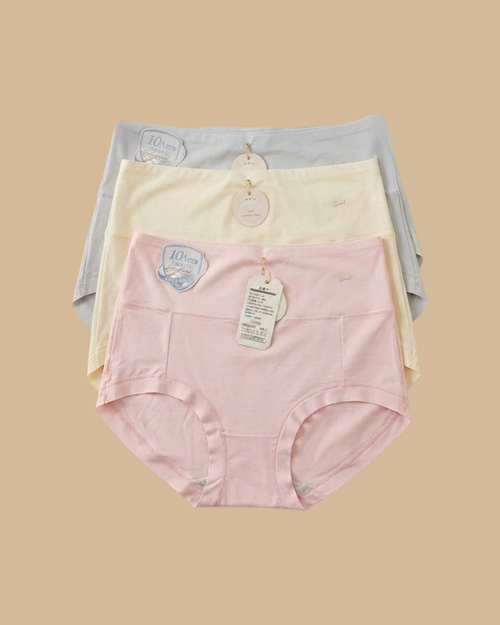Pack of 3-High Waist Soft Stretch Imported Panties
