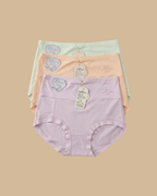 Pack of 3-High Waist Soft Stretch Imported Panties