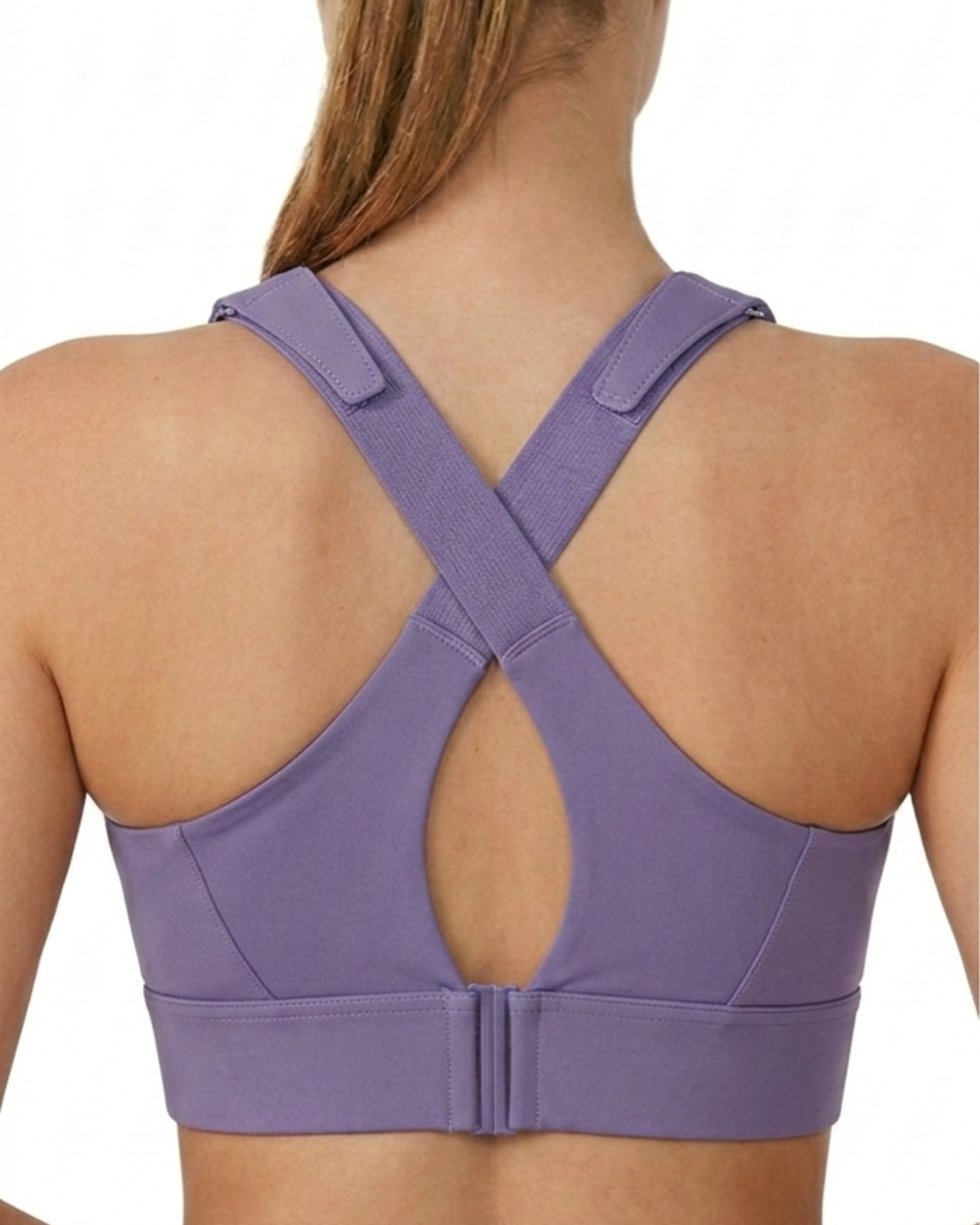 Front Closure High-Impact Imported Sports Bra