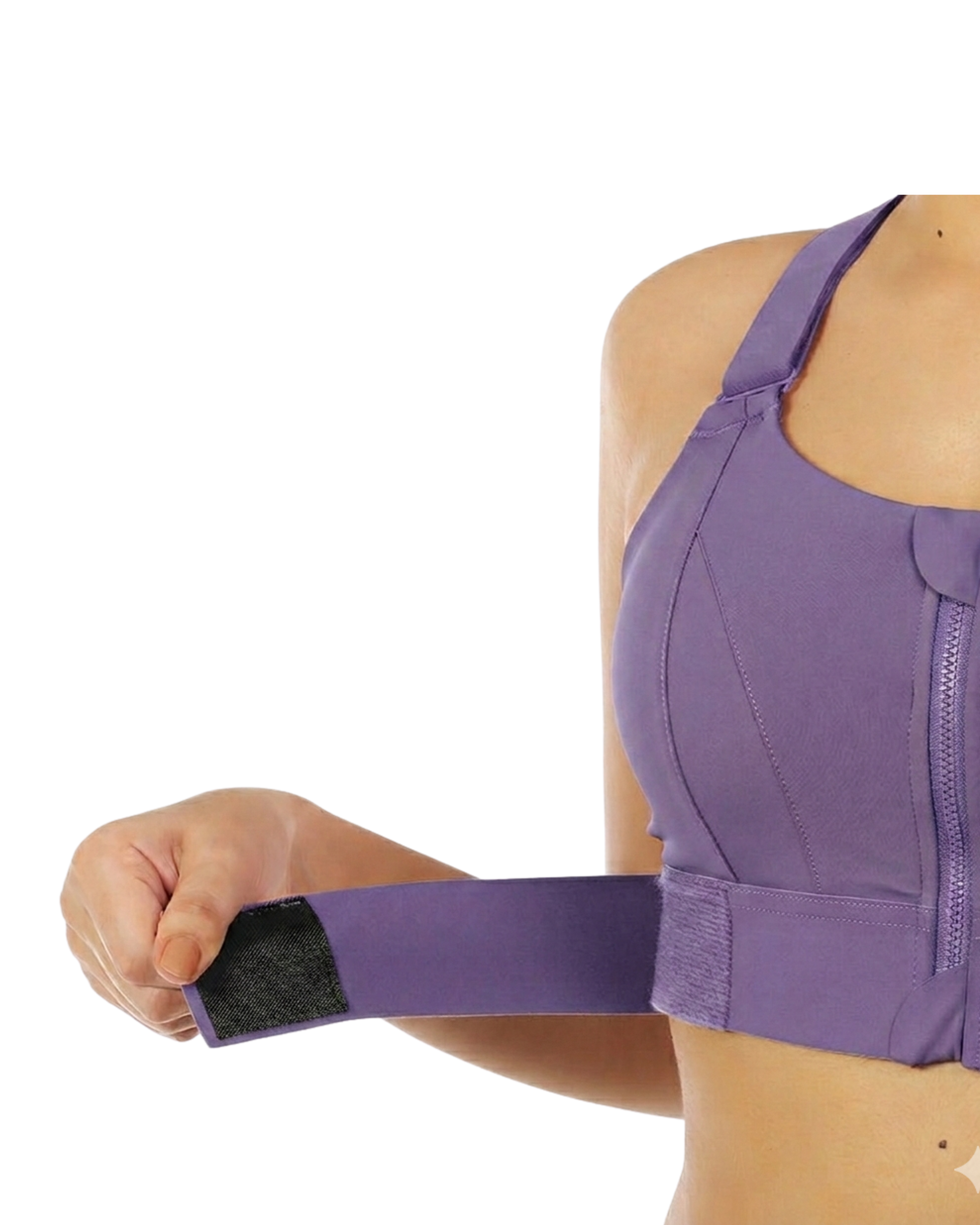 Front Closure High-Impact Imported Sports Bra