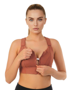 Front Closure High-Impact Imported Sports Bra