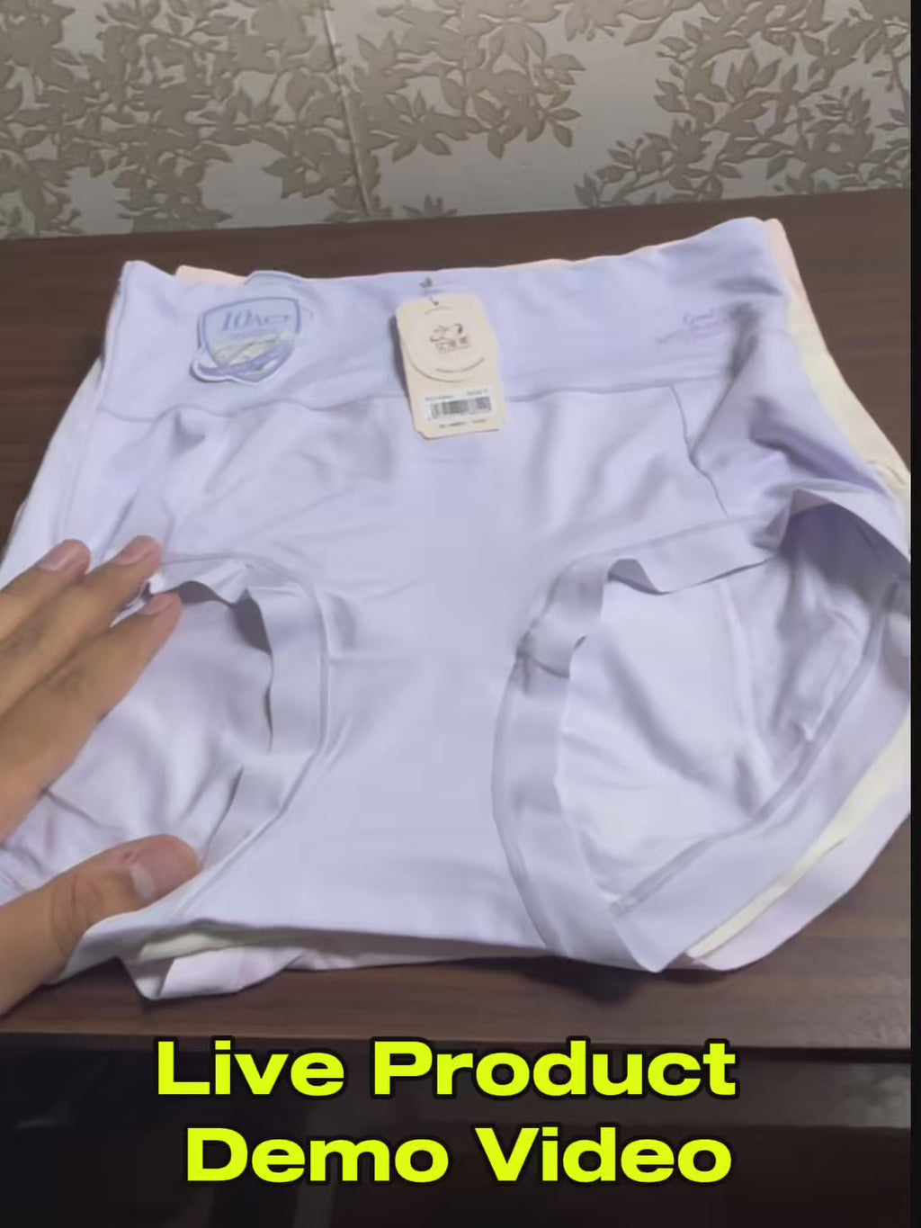 Pack of 3-High Waist Soft Stretch Imported Panties